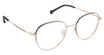 OTP Eyeglasses OTP-124 BLACK ROSE GOLD/S100