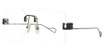 Balenciaga Eyeglasses BB0113O BLACK-BLACK-TRANSPARENT/001