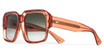 Cutler and Gross Eyeglasses CGSN138857 CORAL CRYSTAL/005