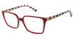 Isaac Mizrahi New York Eyeglasses IM 30056 Berry Burgundy/BU