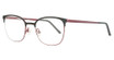I Optics Eyeglasses DIONE BLK/RED/211