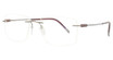 Silhouette Eyeglasses 5561 rectangle energetic beetroot/6560