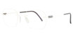 Silhouette Eyeglasses 5561 geometric courageous white/1540