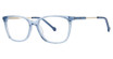 Genevieve Paris Design Eyeglasses PORTFOLIO blue crystal