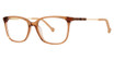 Genevieve Paris Design Eyeglasses PORTFOLIO brown crystal