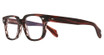 Cutler and Gross Eyeglasses CGOP139952 STRIPED BROWN HAVANA/005