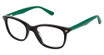 Superflex Eyeglasses SFK-272 BLACK GREEN/S300