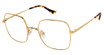 Denon Eyewear Eyeglasses DALLAS Shiny Japanese Gold