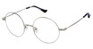 Denon Eyewear Eyeglasses LESLIE Brushed Silver