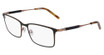 Ferragamo Eyeglasses SF2574 AMBER GOLD/OLIVE/750