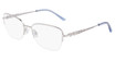 Marchon NYC Eyeglasses TRES JOLIE 200 SILVER/040