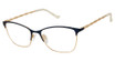 Tura Eyeglasses R139 navy/ gold/NAV