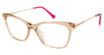 BETSEY JOHNSON Eyeglasses SUPERNOVA Tan/TAN