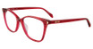 Just Cavalli Eyeglasses VJC051 Shiny Transp. Raspberry 0AFD