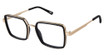 Kliik:denmark Eyeglasses K-762 BLACK GOLD/S400