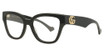 Gucci Eyeglasses GG1424O BLACK-BLACK-TRANSPARENT/005