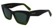 Ferragamo Eyeglasses SF929SN TRANSPARENT DARK GREEN GRADIEN/316