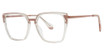 Fashiontabulous Eyeglasses 10X273 Blush Crystal/Taupe
