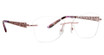 Totally Rimless Eyeglasses Adeena 376 PINK PUNCH/PPC