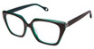 FYSH Eyeglasses FYSH 3745 CHOCOLATE EMERALD/S402