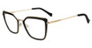 Lucky Brand Eyeglasses VLBD249 Black/Gold E672