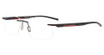 Porsche Eyeglasses P8748 Black/Red D0S1
