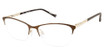 Tura Eyeglasses R713 brown/gold/BRN