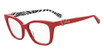 Moschino Love Eyeglasses MOL621 RED/0C9A
