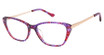 Nicole Miller Eyeglasses LUCARNE PURPLE/C03