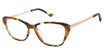 Nicole Miller Eyeglasses LUCARNE BROWN/C02