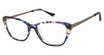 Nicole Miller Eyeglasses LUCARNE BLUE/C01