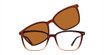 Vivid Eyeglasses VIVID 6045 shiny brown