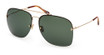 Tom Ford Eyeglasses FT0883 shiny deep gold / green/30N