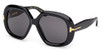 Tom Ford Eyeglasses FT1278 shiny black / smoke/01A