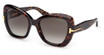 Tom Ford Eyeglasses FT1279 dark havana / gradient smoke/52B