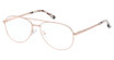 Hollister Eyeglasses HL50018 shiny rose gold/028