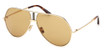 Tom Ford Eyeglasses FT1281 shiny deep gold / brown/30E