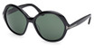 Tom Ford Eyeglasses FT1282 shiny black / green/01N