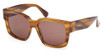 MaxMara Eyeglasses MM0145 dark brown/other / brown/50E