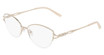 Marchon NYC Eyeglasses TRES JOLIE 213 LIGHT GOLD/710