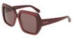 Ferragamo Eyeglasses SF2081S OPALINE RED/BURGUNDY/654