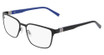Nautica Eyeglasses N7351 SATIN BLACK/005