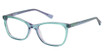 Juicy Couture Eyeglasses JU 968 TEAL BLUE/05MZ