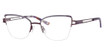 Liz Claiborne Eyeglasses L 484 MATT PLUM/0U7I
