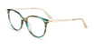 STUART WEITZMAN Eyeglasses WZN 1041 GREEN HRN/06AK