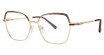 Trendspotter Eyeglasses SUPREME 3 GOLD WINE