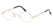 Hollister Eyeglasses HL50038 pink gold/033