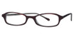 Optimate Eyeglasses BZ10 BURGUNDY/BG