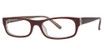 Optimate Eyeglasses BZ41G BURGUNDY/BG