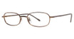 Modern Metals Eyeglasses Slide matte brown